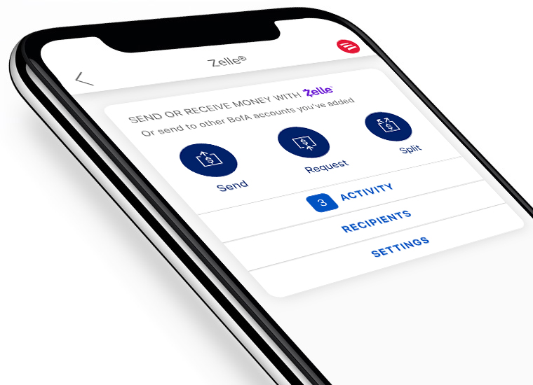 Zelle® Send & Receive Money Online or with Bank of America Mobile App